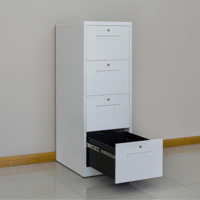 China Foldable Wholesale Office Steel Storage 4 File Drawer Cabinet Vertical Metal Filling Cabinet With Drawers for sale