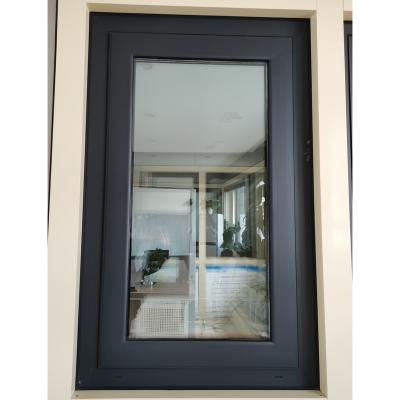 China Aluminum Alloy Black Anodized Aluminum Frame Extrusion Profile For Windows And Doors for sale