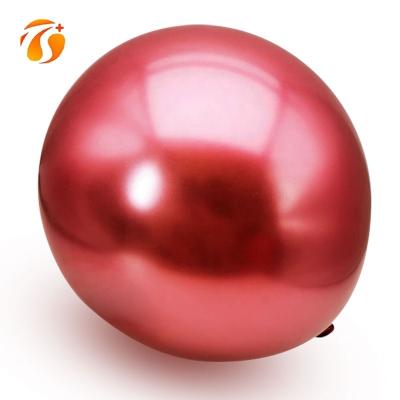 China 12 Inch Helium Latex Wedding Decoration Chrome Colorful Metallic Balloon Gift Toy for sale