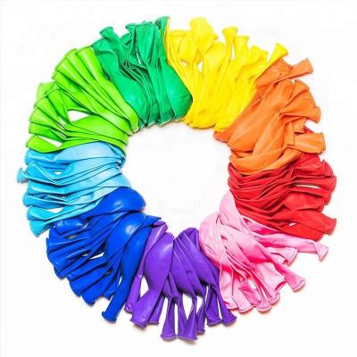 China Advertasing Decoration Party Wedding Toys And So On Standard Round Colored Balloons 100% Natural Latex Colorful for sale