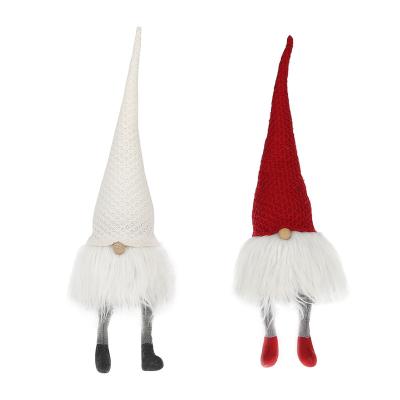 China Wholesale Nordic Home Decor Christmas Gnomes Ornaments With Leg Flexible Nordic Home Decor Holiday Home Decoration for sale