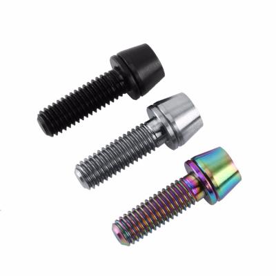 China Pan Titanium Button Head Screw m5 m6 titanium screws for motorcycle for sale