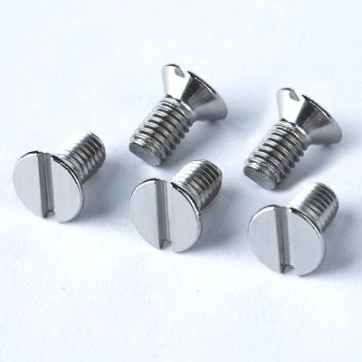 China M6 304 Stainless Steel Flat Head Machine Screw Slotted Countersunk Head Screws for sale