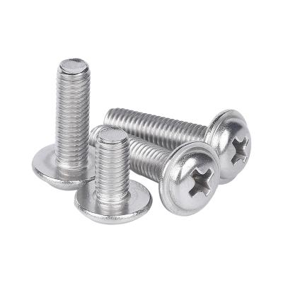 China Pan Head Washer Head Washer Screws Self Drilling Cross Painted Hex Head With Washer Stainless Steel Screws for sale