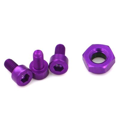 China Custom Colored Flat Head M3 M4 M5 Pan Customer Cup Hex Socket Screw Factory Screws Thumb Screw for sale