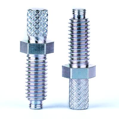 China Galvanized Knurled Pan M4 M5 Inch Screws Hand Tighten Screws for sale