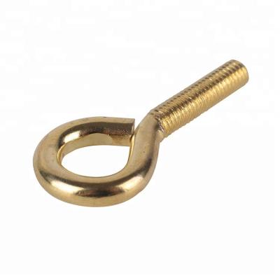 China Connection Miniature / Tiny Brass Screw Eyes Hooks Metal Eye Hooks Screw Jewelry Screws for sale