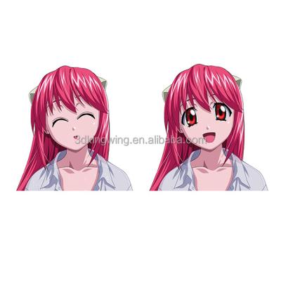 China Cartoon Sticker Movement Waterproof Lenticular Sticker Anime Outdoor Sticker For Car Custom Lenticular Stickers for sale