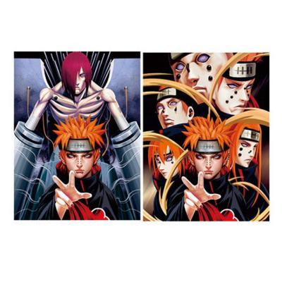 China Hot Sale Cartoon Lenticular Lenticular Anime 3D Card Car Anime Card Die Cut Anime Card Sticker Motion Sticker Card for sale