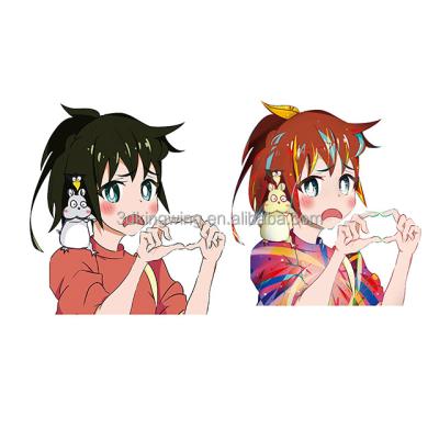 China Hot Selling Custom Anime 3D Lenticular Car Sticker Cartoon Lenticular Motion Sticker Anime Die Cut Stickers for sale