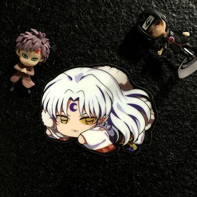 China Hot Selling Custom Anime 3D Lenticular Car Sticker Cartoon Lenticular Motion Sticker Anime Die Cut Stickers for sale