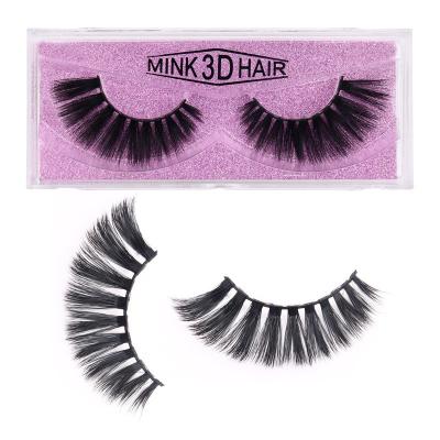 China Natural Wholesale Seller Private Label Long Eyelashes Synthetic Silk Mink Eyelashes for Cosmetic for sale