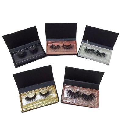 China Long OEM New Style Natural Handmade False Eyelash 100% Full Band Synthetic Eyelash With Customized Box Package for sale