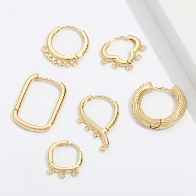 China FASHIONABLE Various Of Styles Gold Plated Earring Hook Ladies Earrings Women Jewelry Earring Hooks Jewelry Dropshipping for sale