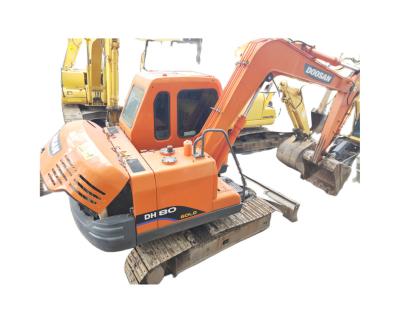 China Good Condition Cheap Used Doosan Excavator DH80 In Korea 0.5 for sale