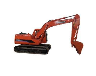 China Used Doosan DH150LC-7 Crawler Excavator Doosan Daewoo 150 Excavator With Good Price For Sale 0.6 for sale