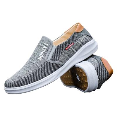 China 2020 fashion trend new style breathable and comfortable cloth shoes outfits wear-resistant men's shoes for sale