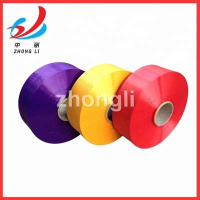 China Anti-bacteria Zhongli Brand Polyester Dope Dyed POY Filament Yarn 250D/48F for sale