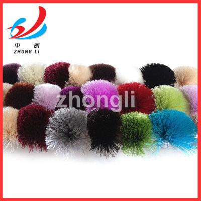 China Sustainable Multi Colored Polyester Carpet Yarn For Producing Machine Made Carpet for sale