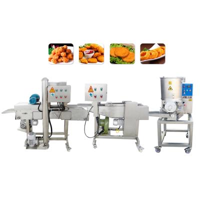 China Hamburger Making Machine Pork Fish Beef Chicken Burger Machine Burger Patty Chicken Nuggets Production Machine for sale