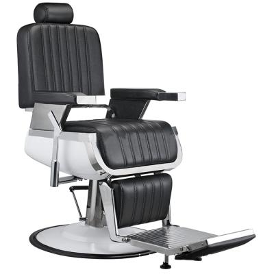 China Modern Black Barber Chair Luxury Furniture Beaty Modern Wholesale Hair Hairdressing Beauty Salon Equipment for sale