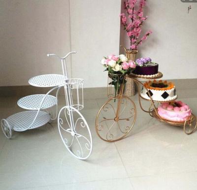 China Wedding Party Event Decoration 3 Layers Cycle Cake Stand Display Decoration Events Wedding Cake Stand For Wedding Cake Stand for sale