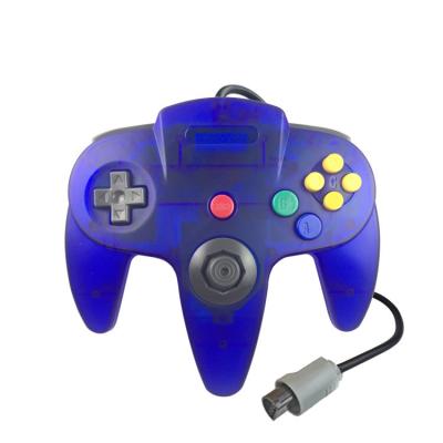 China Colorful touch buttons controller N64 game wired gamepad joypads for Nintendo N 64 host gamepad for sale