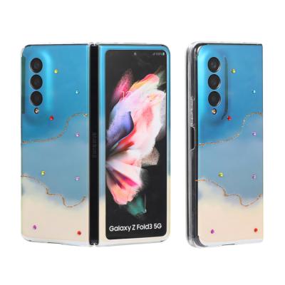 China Shockproof 3d Printed Sublimation Shockproof Bumper Foldable Android Mobile Cell Phone Covers Bags And Cases For 5g Samsung Galaxy Z Fold 2 3 for sale