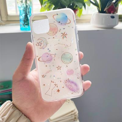 China Bling Glitter Star Sign Sailor Moon Cell Phone Back Cover Shockproof Luxury Fashionable Bling Mobile Filter Mounts For girl iphone 11 12 13 pro max for sale