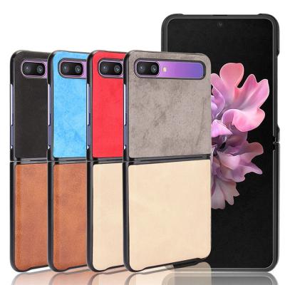 China OEM Shockproof Genuine Leather Back Covers Cell Phone Cases Para For Samsung galaxy z flip 1 flip1 flipz 2 3 fold1 fold galaxyzflipcase for sale