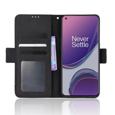 China Shockproof Plus CE Cell Phone Leather Back Cover TPU PC Flip Wallet Stand Case for oneplus north pro 5 5t 6 6t 7 7t 8 8t 9r 9 2 n10 5g for sale