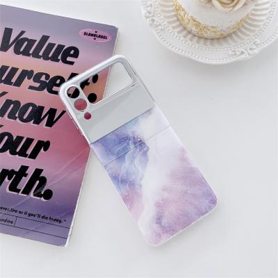 China Custom Rich Luxury Stylish Shockproof Makeup Boss Girl Android Mobile Cell Phone Back Cover Protective Filter Frame For Samsung Galaxy z Flip 3 for sale