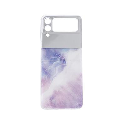 China 2022 Korea Japan hot sale art cosmetic shockproof make up mobile phone protector soft cover filter frames for samsung galaxy 5g z flip 3 for sale