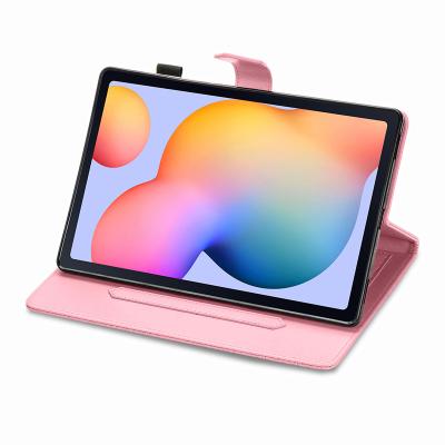 China OEM Magnetic Auto-sleep Function Stand Pink Leather Tablet Tag Covers Fiber Shockproof Filp Hard Cases For Samsung galaxy a7 lite 10.4 8.7 inch t500 t220 series for sale