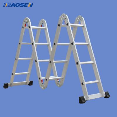 China Excellent Folding Ladders Folding Ladder 4x5 Aluminum Escalera Aluminio Material for sale