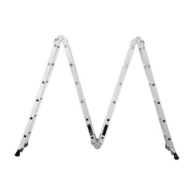 China Folding Ladders Folding Aluminum 12 Step Universal Foldable Steel Ladder for sale