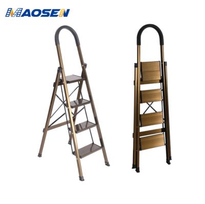 China Folding Ladders High Quality Aluminum Use Foldable Home Step Ladders for sale