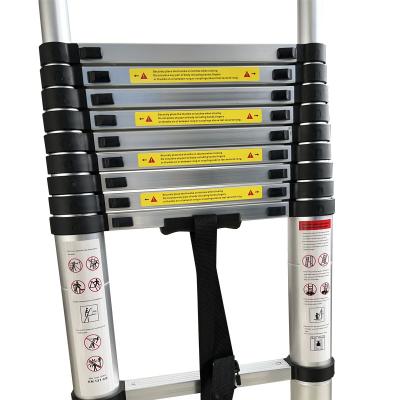 China Portable Foldable Telescopic Ladder 1.4m-6.2m Single Straight Telescopic Ladder Walking Telescopic Ladders for sale