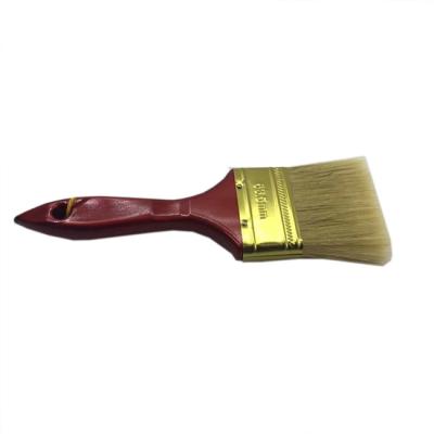 China Customized Professional Red Handle Brush Wholesale Price Painting for sale