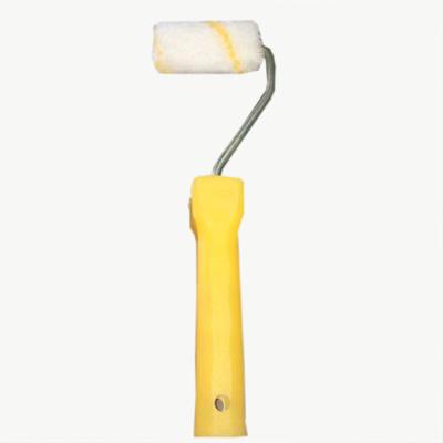 China Soft Outdoor European Style Polyester Wall Paint Roller Yellow Striped Tool For Home Renovation for sale