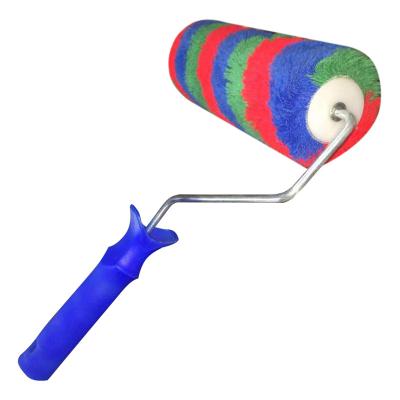 China Soft Surface Selling Like Hot Cakes Style American Handle Nylon Paint Roller Brushes for sale