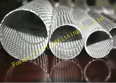 China Seamless Stainless Steel Perforated Tube For Gas / Liquid / Vapor / Light Diffusion for sale