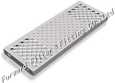 China Smooth Surface Metal Perforated Sheet / Silver Perforated Metal Wall Panels for sale