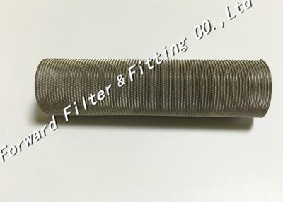 China Tubo especial de la malla de alambre que teje para el alto filtro industrial de la precisión de la filtración en venta