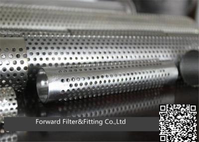 China Stainless Steel round/square Perforated Tube-stainless steel exhaust perforated tube for sale