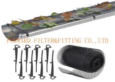 China Hot - Dipped Galvanized Gutter Guard Expanded Mesh Carbon Steel / Aluminum Customized for sale