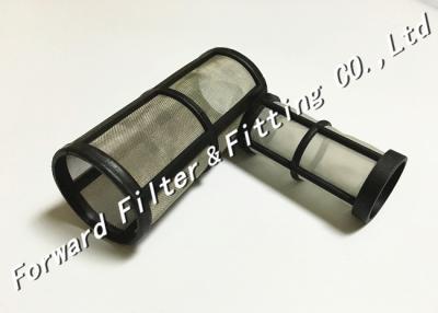 China Welded Perforated Wire Mesh Tube , Automotive Exhaust System Nylon Mesh Filter for sale