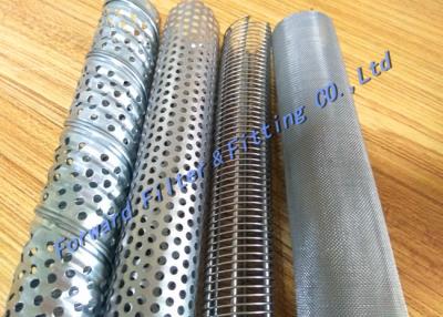 China Stainless Steel Spiral Perforated Metal Tube For Filter Element Thickness 0.5～2.5mm for sale