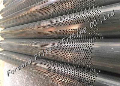 China Carbon Steel / Stainless Steel SS304 Perforated Steel Pipe Diameter 28mm ～ 304.8mm for sale