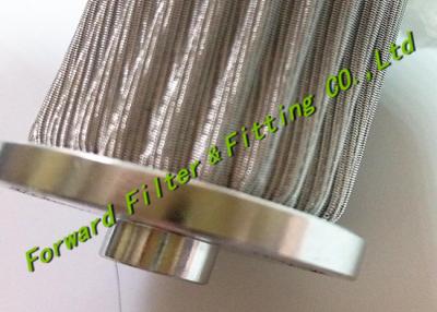 China Multilayer Copper / Brass / Mild Steel Wire Mesh Filter High Temperature Resistant for sale